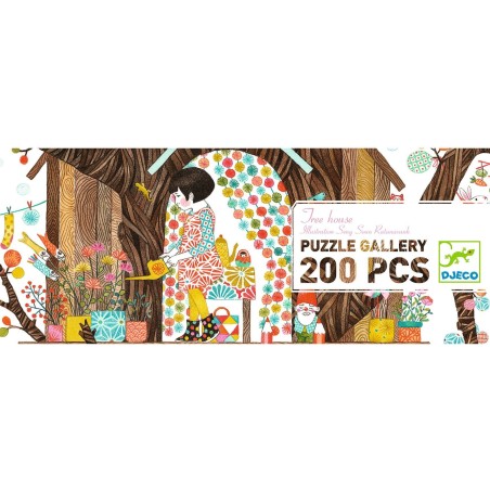 Puzzle Gallery: Tree House - 200 Pièces - Jeux enfants - Djeco