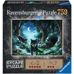 Puzzle 759 pièces : Escape Puzzle : Histoires de loups - Ravensburger