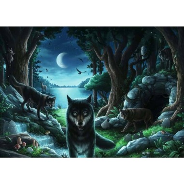Puzzle 759 pièces : escape puzzle : histoires de loups - Ravensburger