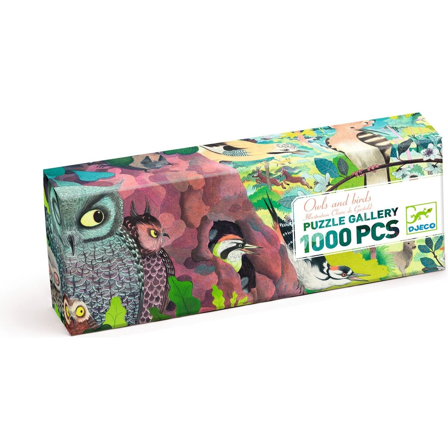 Puzzle Gallery Owls and Birds 1000 pièces Jeux classiques Djeco