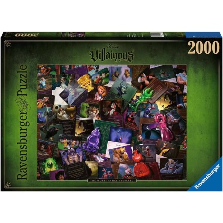 Puzzle 2000 pièces : les méchants disney - collection disney villainous - Ravensburger