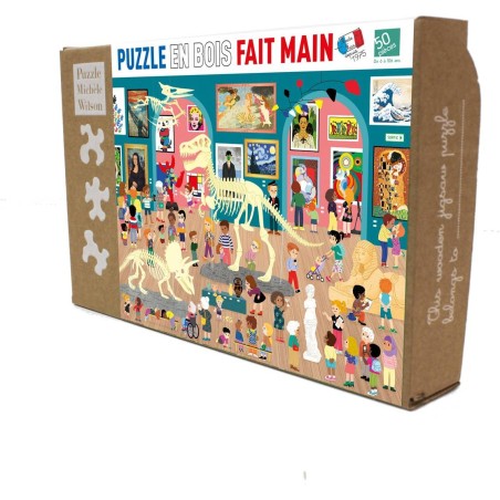 Puzzle - Visite au Musée - 50 Pièces - Pmwd - Jeux enfants - Puzzle Michèle Wilson