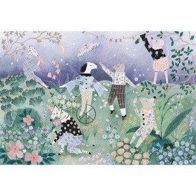 Puzzle - Fête au Crépuscule - 24 Pièces - Pmwd - Jeux classiques - Puzzle Michèle Wilson