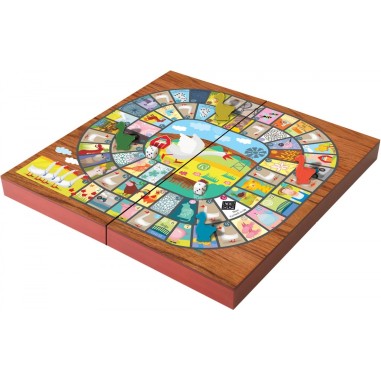 Jeu de l'Oie Pliable - Loisirs Nouveaux - Jeux classiques - Ambassador