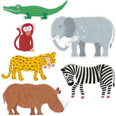 Puzzles géants 9 à 15 pièces : henri et ses amis - Djeco