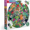 Puzzle Rond Forêt Tropicale - 100 pièces - Eeboo