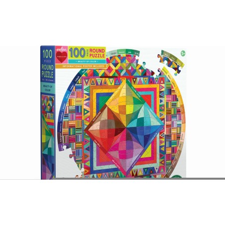 Puzzle - Beauté de la Couleur - 100 Pièces - Jeux classiques - Eeboo