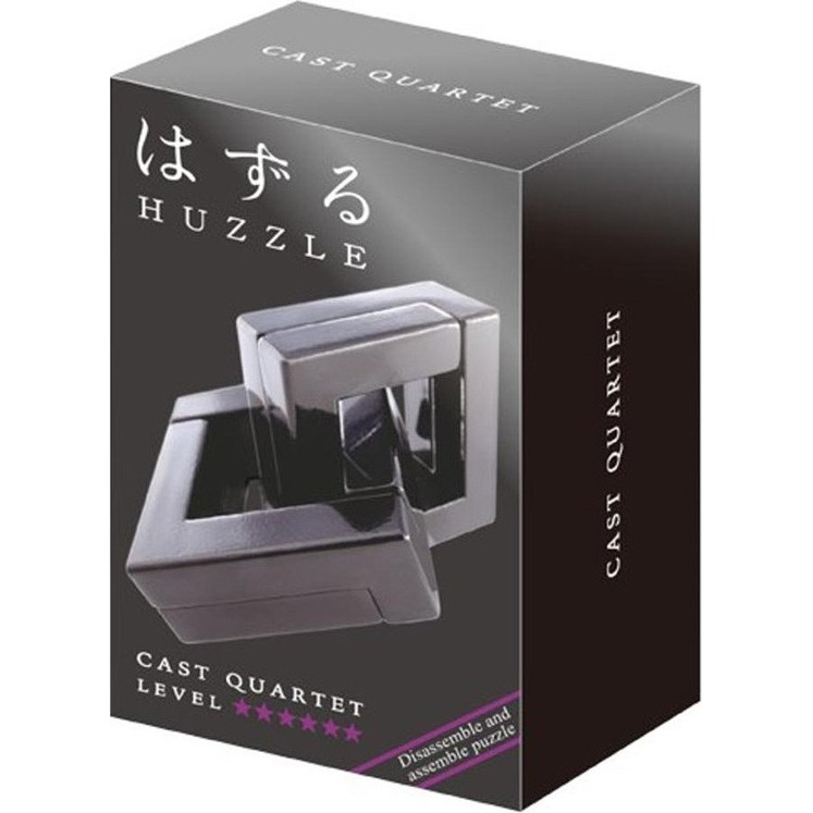 CasseTête Huzzle Cast Quartet diff.6 Hanayama