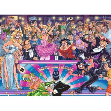 Puzzle 1000 pièces : wasgij orignal numéro 30 : danse avec les pieds nickelés - jumbo - Jumbo Diset