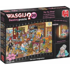 Puzzle 1000 pièces : wasgij destiny numéro 20 : le magasin de jouets - diset - Jumbo Diset