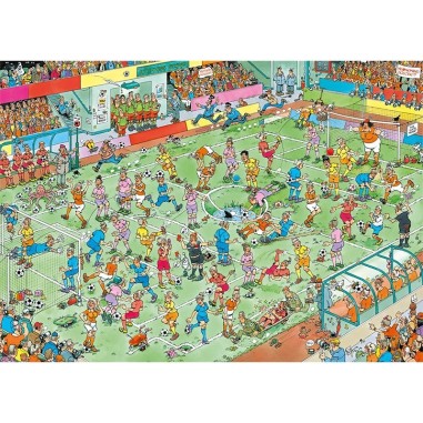 Puzzle - Jan van Haasteren - Wc Women's Soccer - 1000 pièces - Jumbo - Jumbo Diset