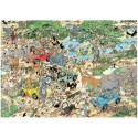 Puzzles 2 x 1000 pièces - Jan Van Haasteren : Safari et l'orage - Jumbo Diset