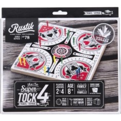 Jeu de Tock Voyage 4 joueurs - Jeux classiques - Jeux de société - Rustik - Loisirs Nouveaux