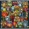 Puzzle Palapeli - Owls - Loisirs Nouveaux