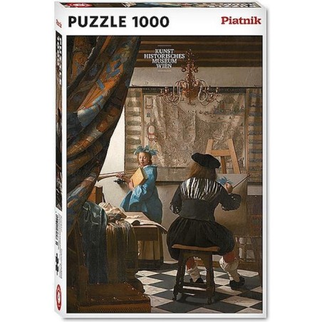 Puzzle - Vermeer - Studio Artiste - 1000 pièces - Jeux de société - Piatnik