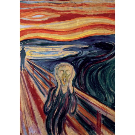 Puzzle - Munch - Le Cri - 1000 pièces - Jeux de société - Piatnik