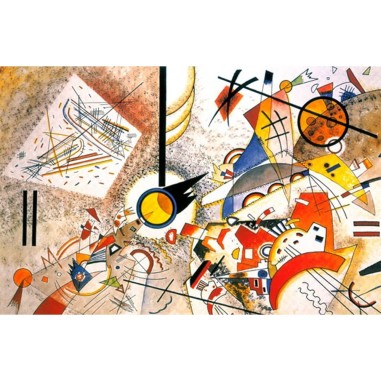 Puzzle - Kandinsky - Bustling Aquarelle - 1000 pièces - Jeux de société - Piatnik