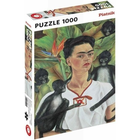 Puzzle - Frida Kahlo - Autoportrait - 1000 pièces - Jeux de société - Piatnik