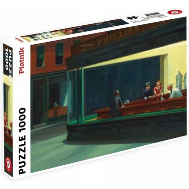 Puzzle Edward Hopper - Nighthawks - 1000 pcs - Piatnik