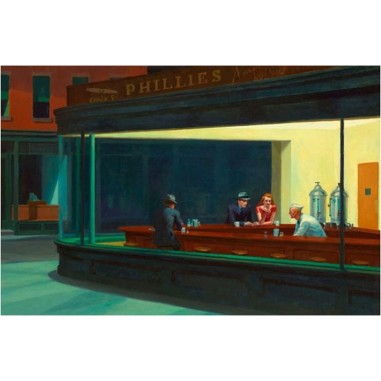 Puzzle - Hopper - Nighthawks - 1000 pièces - Jeux classiques - Piatnik