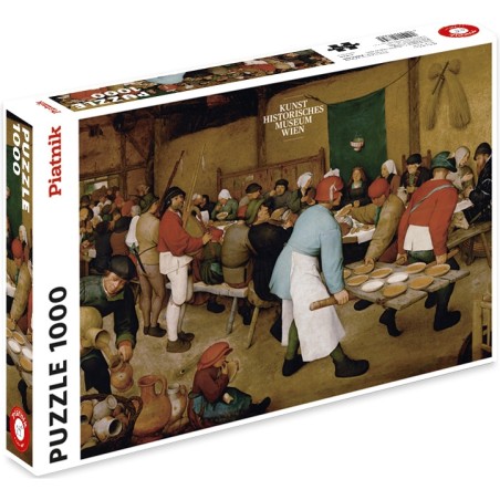 Puzzle - Brueghel - Repas de Noces -1000 pièces - Jeux de société - Piatnik