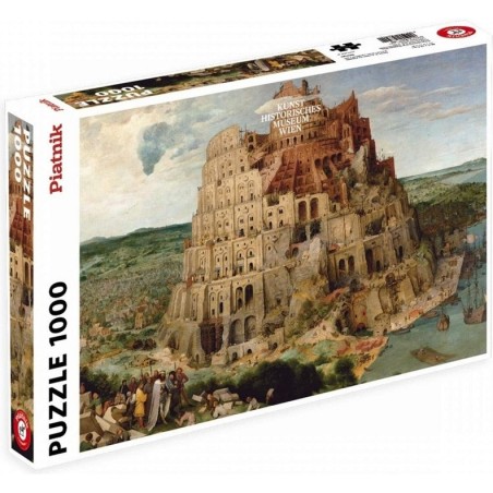 Puzzle - Bruegel - La Tour de Babel - 1000 pièces - Jeux de société - Piatnik