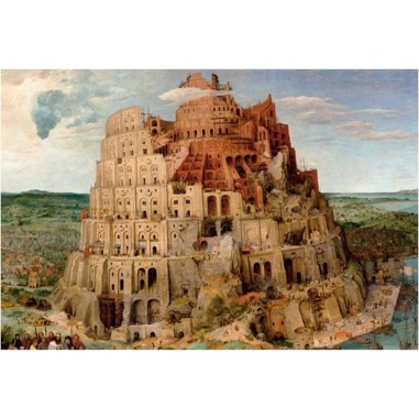 Puzzle - Bruegel - La Tour de Babel - 1000 pièces - Jeux de société - Piatnik