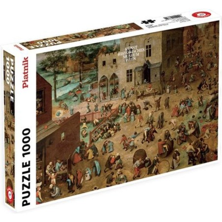 Puzzle - Bruegel - Jeux d'Enfants - 1000 pièces - Jeux classiques - Piatnik