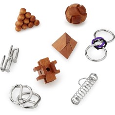 Great Minds - Set of 8 Puzzles - Jeux classiques - Casse-têtes - Professor Puzzle 2