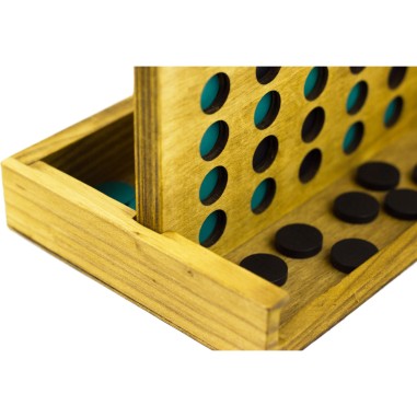 4 à la Suite Bois Vintage - Jeux de société - Professor Puzzle