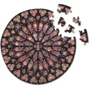 Puzzle d'art en bois - Rosace Notre Dame - 80 pcs - Puzzle Michèle Wilson