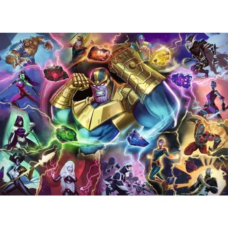 Puzzle 1000 pièces : collection marvel villainous : thanos - Ravensburger