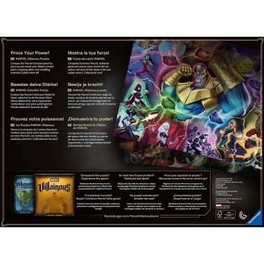 Puzzle 1000 pièces : collection marvel villainous : killmonger - Ravensburger