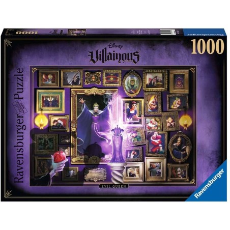 Puzzle 1000 pièces : la méchante reine sorcière - collection disney villainous - Ravensburger