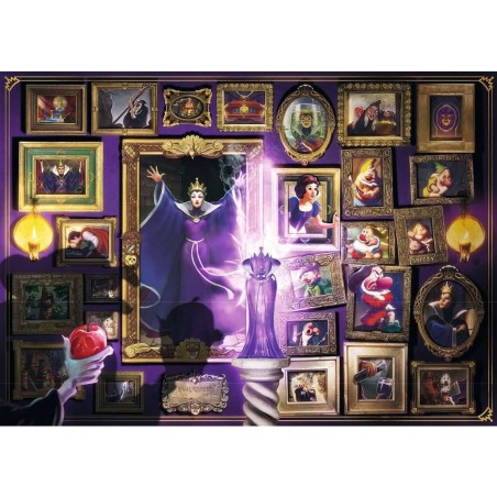 Puzzle 1000 pièces : la méchante reine sorcière - collection disney villainous - Ravensburger