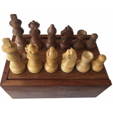 Pièces de jeu d'échecs Artus 65mm