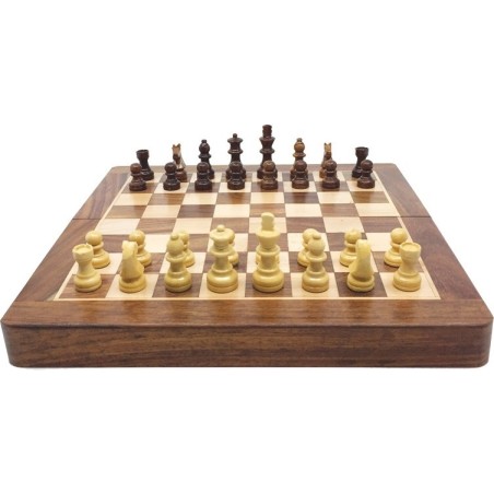 Echiquier Pliant 25cm Roi 44mm - Puzzle Michèle Wilson - Pmwd - Jeux classiques - Wilson Jeux