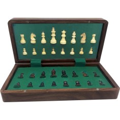 Echiquier Pliant 25cm Roi 44mm - Puzzle Michèle Wilson - Pmwd - Jeux classiques - Wilson Jeux 2