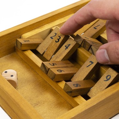 Shut the box - Jeux de société - Professor Puzzle - Wooden Games Workshop