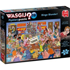 Puzzle 1000 pièces : wasgij mystery numéro 19 : bingo blunder - diset - Jumbo Diset