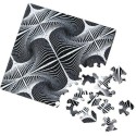 Puzzle Pop Black & White - Q "Shimmer 1" - 79 Pièces - Curiosi