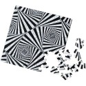 Puzzle Pop Black & White - Q "Shimmer 4" - 79 Pièces - Curiosi