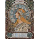 Puzzle - Alphonse Mucha - Zodiac - 1000 pièces - Pomegranate