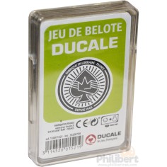 Jeu de Belote - 32 Cartes - Boîte Plastique - Jeux de cartes - Ducale