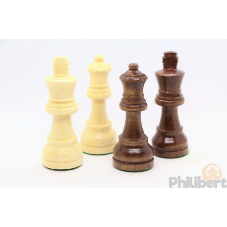 Pièces Echec T3 avec coffret en bois - Jeux classiques - Loisirs Nouveaux