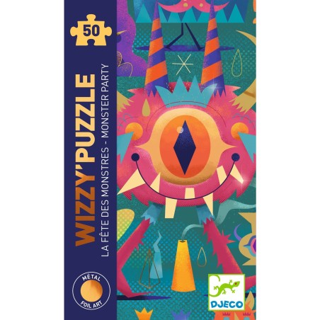 Wizzy Puzzle - La Fête des Monstres - 50 Pièces - Jeux enfants - Djeco