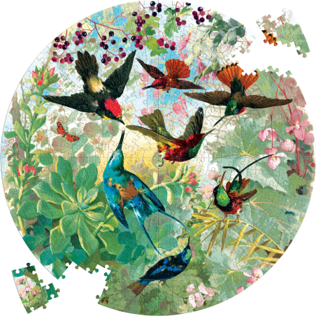 Puzzle - Hummingbirds - 500 pièces - Puzzle Michèle Wilson - Pmwd - Jeux classiques - Eeboo