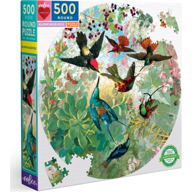 Puzzle - Hummingbirds - 500 pièces - Puzzle Michèle Wilson - Pmwd - Jeux classiques - Eeboo