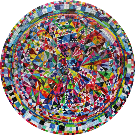 Puzzle - Triangle Pattern - 500 pièces - Puzzle Michèle Wilson - Pmwd - Jeux classiques - Eeboo
