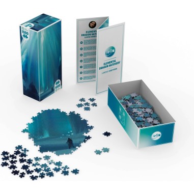 Puzzle Universe - Elemental Dragon Hatchery - 1000 Pièces - Jeux classiques - Iello